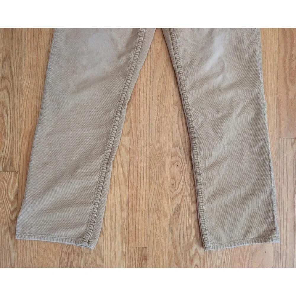 Polo Ralph Lauren Men's Corduroy Pants Tan 31 (32x30) Straight Leg Style 650